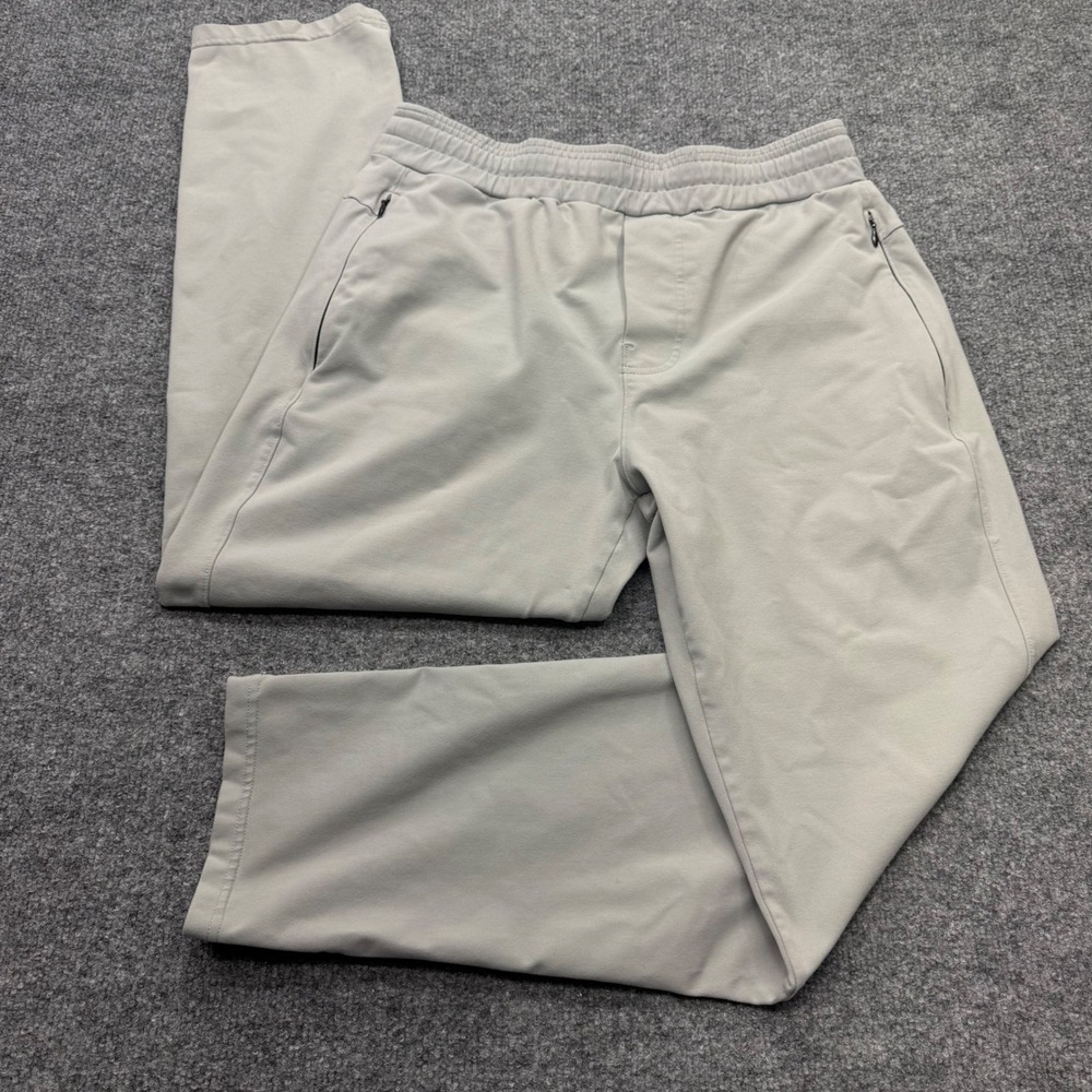Public Rec All Day Every Day Pant Mens 32/30 Fog Light Grey Tapered Athleisure